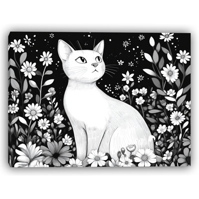 Art mural sur toile Starry White
