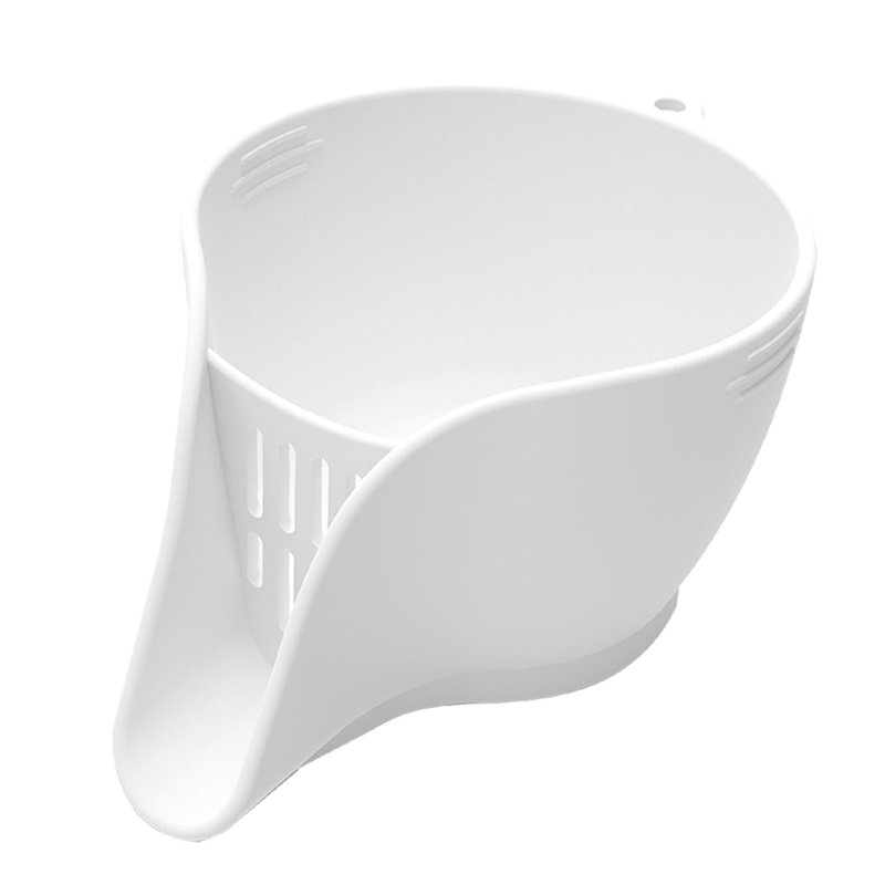 Multifunction Silicone Drain Basket with Drainage Spout Food Grade Fruit Vegetable Drainer Washing Bowl Strainer Basin Container Kitchen Supplies