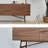 European style retro high legged TV stand