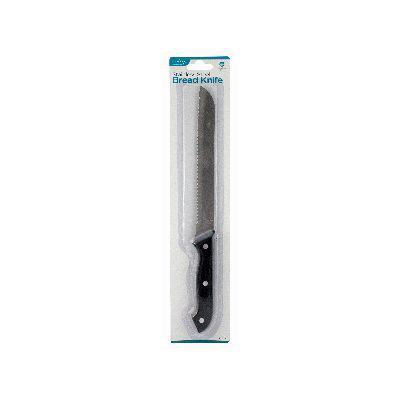 Ashley Stainless Steel Bread Knife - Black