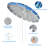 86.5'' Tilt Beach Umbrella