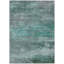 Tapis bleu sarcelle lavable à la machine intérieur / extérieur Xhevrie-112026900