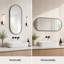 Miroir durable en PVC avec verre incassable, parfait pour la salle de bain et la chambre à coucher