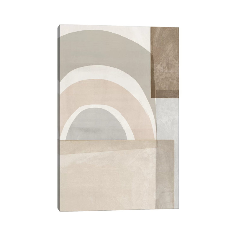 Beige Colour Blocks by Isabelle Z - Painting on Canvas, Wrapped Canvas, 66.04 cm H x 45.72 cm W x 1.91 cm D