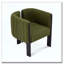 Chaise de salle à manger en bois avec accoudoirs-2004074111