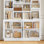 Bibliothèque de rangement H 74,8 po avec 10 tablettes ouvertes