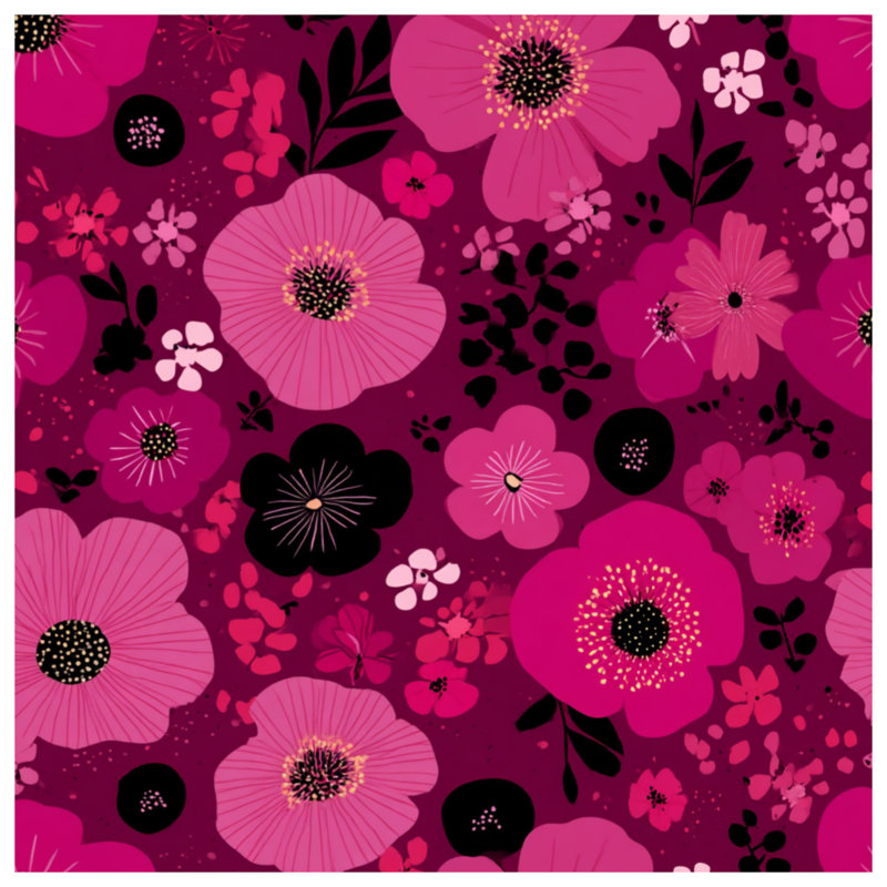 Couvre-lit matelassé à motif floral rose toutes tailles, Double
