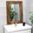 Fontanez Farmhouse Wood Bathroom Wall Mirror-2091036589