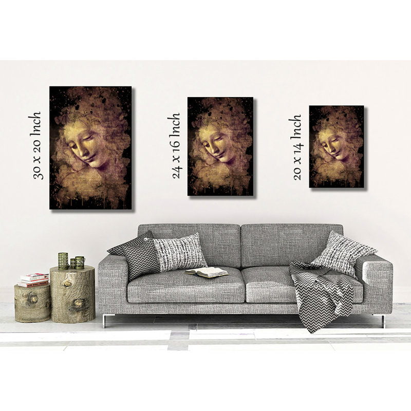 Leonardo Da Vinci - Wrapped Canvas Print, 60cm H x 40cm W