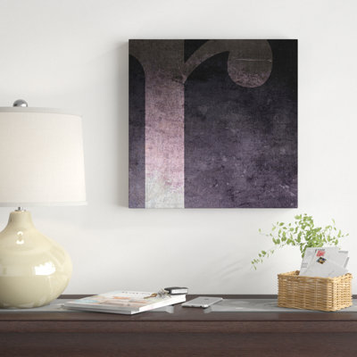 'The Type B and W Neg' Textual Art on Canvas