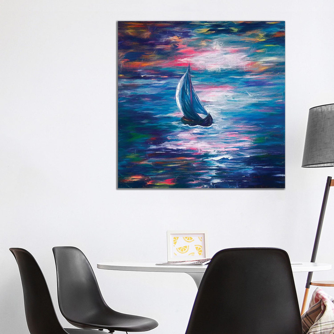 Sailing by OLena Art - Wrapped Canvas Gallery-Wrapped Canvas Giclée