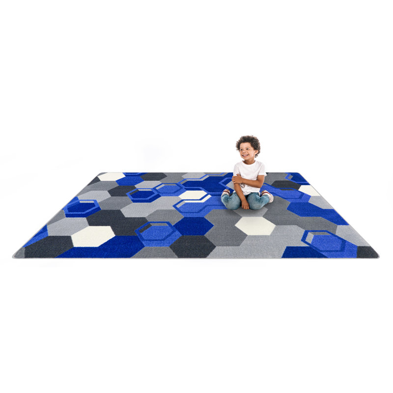 Team Up by Joy Carpets Area Rug, Rectangle 5'4" x 7'8" 