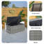 155 Gallon Water Resistant Wicker Deck Box