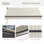Outsunny Polyester Cover Retractable Patio Awning-112964795-112964799-98262357