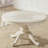 Round Table All Solid Wood Petal Table And Chair Solid Wood Solid Wood Top Pedestal Dining Set-100560375