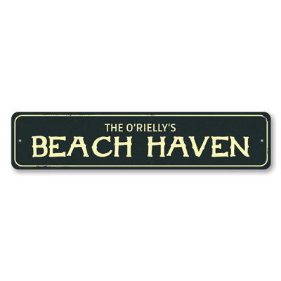 Plaque en aluminium Beach Haven