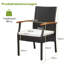 Mitchellville Patio Dining Armchair with Cushion