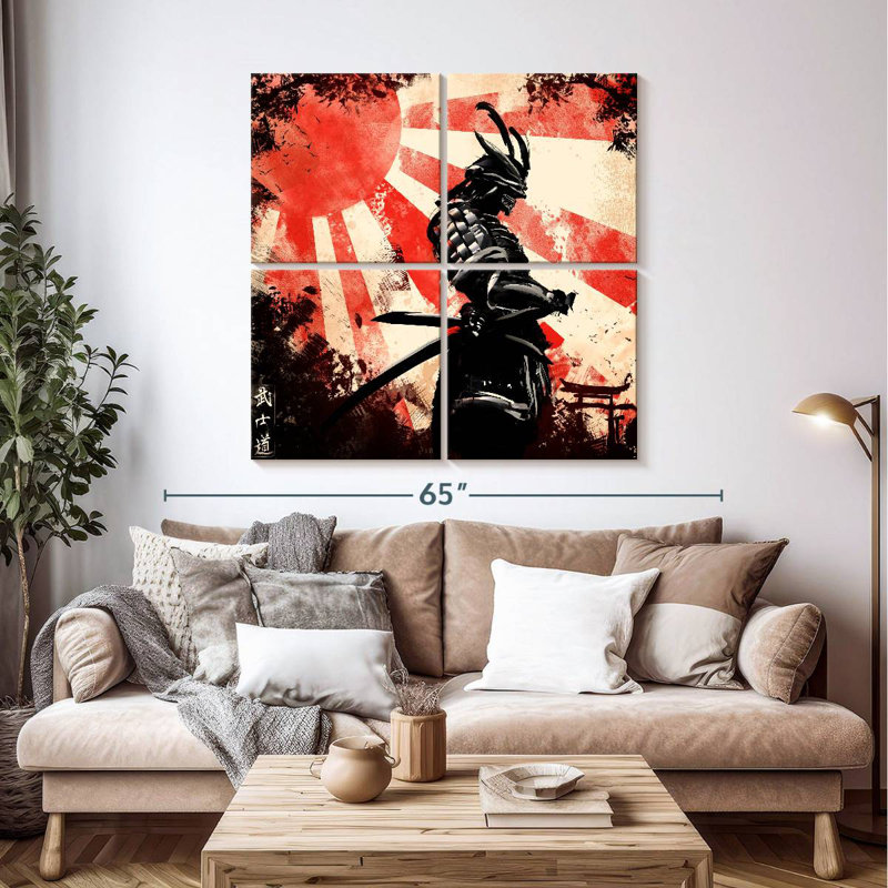 Samurai Holding Katana