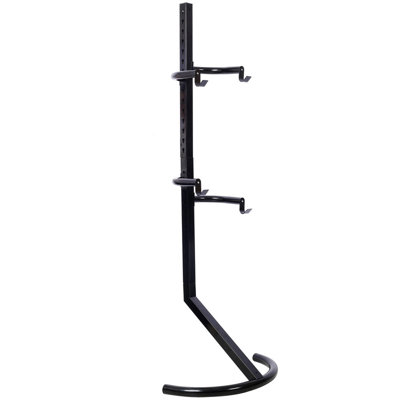 2-Bike Garage Wall Mount Bicycle Rack – Indoor Storage Stand, Space-Saving for Home/Workshop