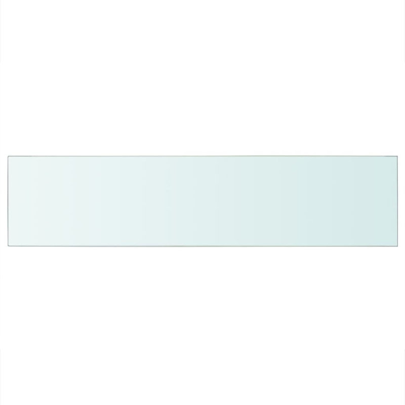 Wall Shelf Floating Shelf Display Shelf Wall Mounted Tempered Glass, 0.31" H x 43.3" W x 9.8" D
