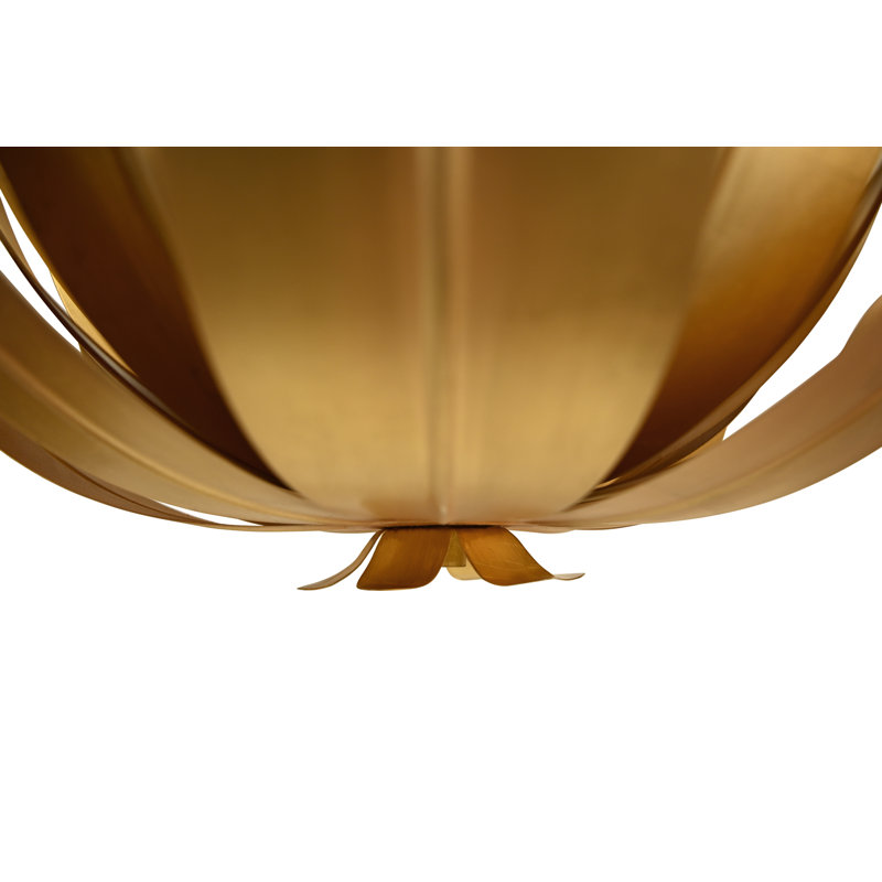 Lustre à feuilles, Gold