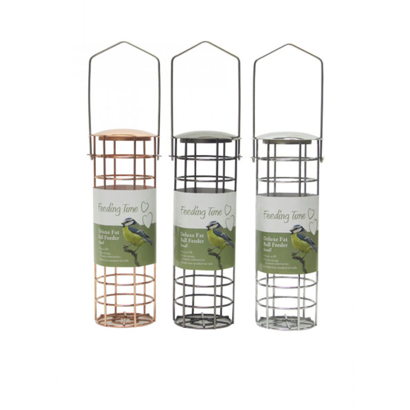 Zaid Metal Hanging Tube Bird Feeder