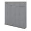 Grand lit escamotable mural avec armoire, tablettes et garde-robe-981363112