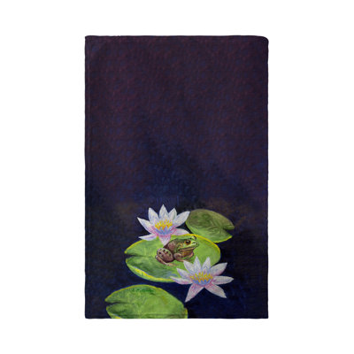 Torchon Frog & Lily