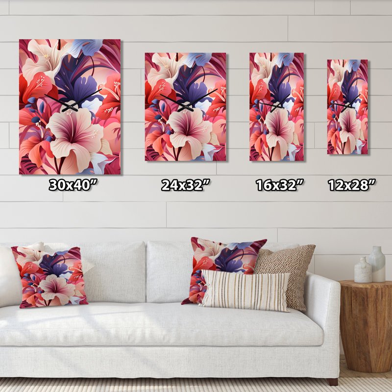 Janeanne - Horloges murales tropicales, Grand