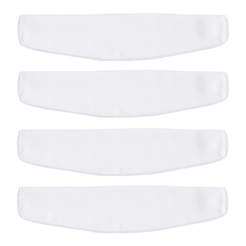 NICETOWN Handmade Curtain Tie Backs-Decorative Drape Tie Backs Holdback Holder for Window Draperies (Set of 4), White