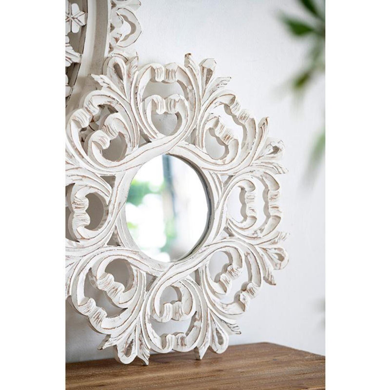 Metal Flat Wall Mirror