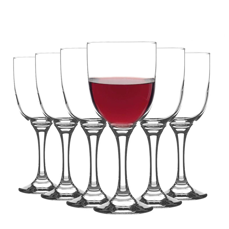 Argon Tableware - Campana Red Wine Glasses - 365ml - Clear, 12