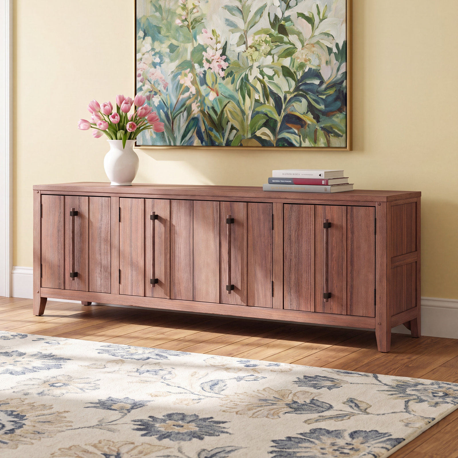 Radyah 80'' Media Console, Brown