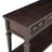 Junior Retro Console Table with Drawers & Open Bottom Shelf