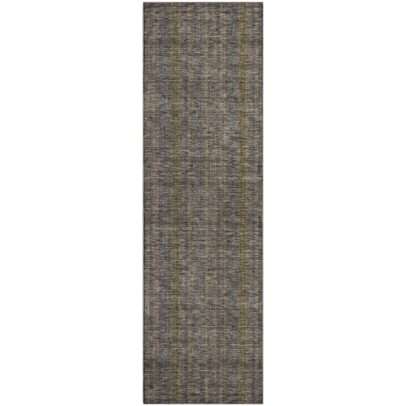 Premium Machine Washable Prisco Taupe Rug, Runner 2'3" x 7'6"