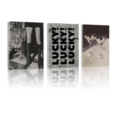 3 Piece Wrapped Canvas Set