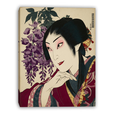 Art mural sur toile tendue Wisteria