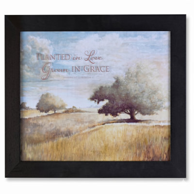 Framed Wall Art Planted Love Grown Grace