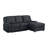 Lashanda 89.5" W Chenille Reclining Sectional with Chaise-479163128