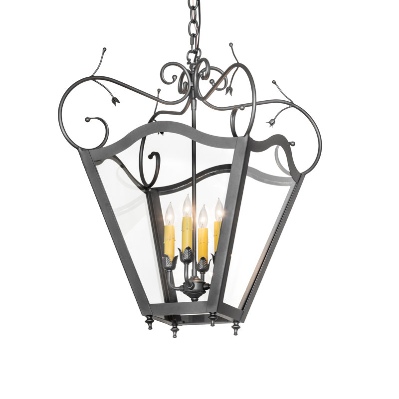 20" Square Terena 4 Light Pendant