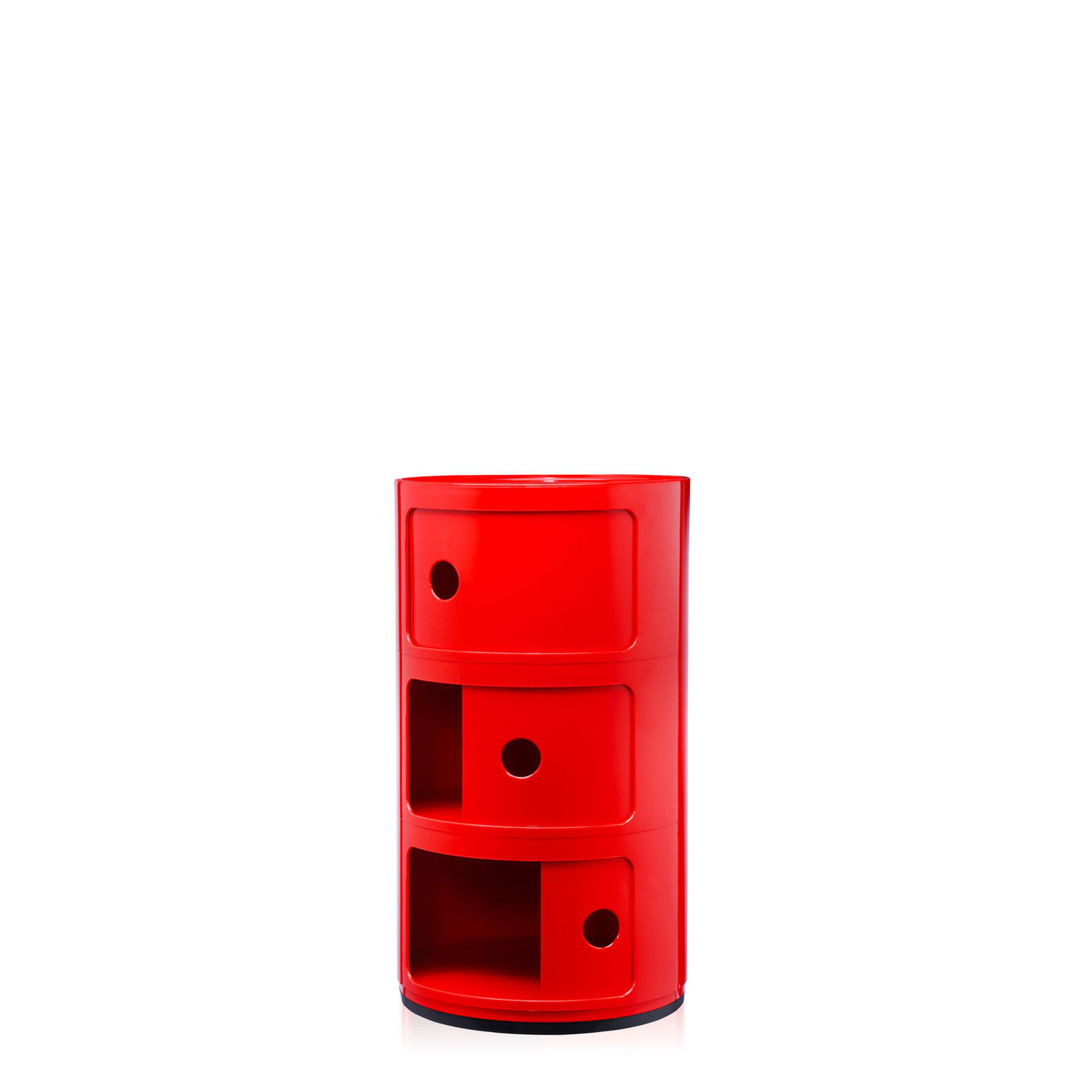Componibili Round Modular Stacking Units, Red, 3