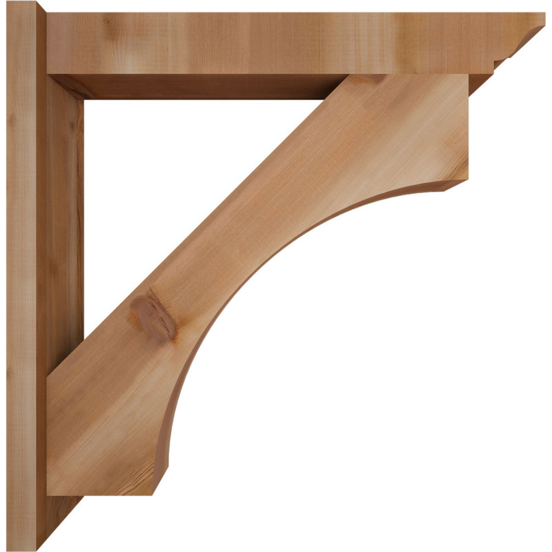Persienne en bois Westlake, P 30 po x H 30 po, Cèdre rouge de l'Ouest l 5 1/2 po (lisse)