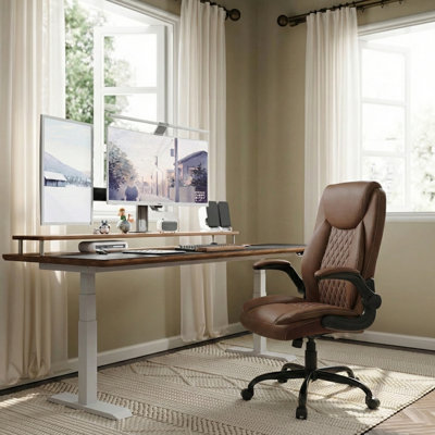 Fauteuil de direction ergonomique en similicuir Zentrix