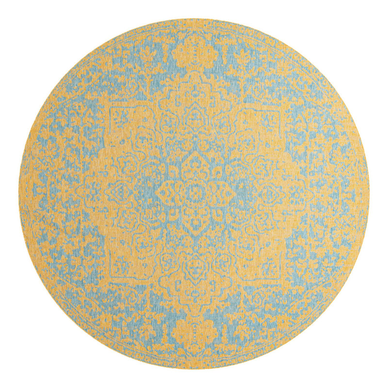 Jill Zarin Dubai Indoor/Outdoor Rug, Round 13'1"