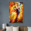 Lady's Back In Elegant Dress, impressions sur toile colorées pour le décor de la chambre à coucher du salon-104074496-104074495