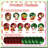 4 Pcs Red Metallic Graduation Cap Centerpieces