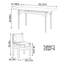 Retro Solid Boxwood Rectangular Dining Table-241655486