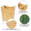 Solid Wood Open Kitchen Trash Can - 2.85 Gallons