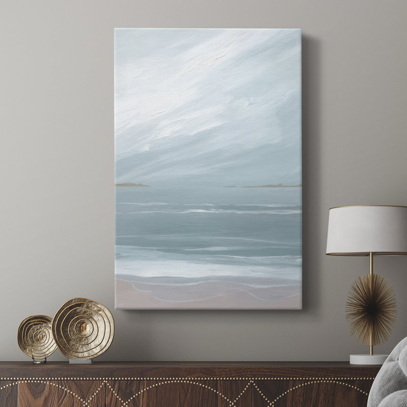 Aqua Soft Shores I - Gallery Cavas sur mesure, H 48 po x l 32 po