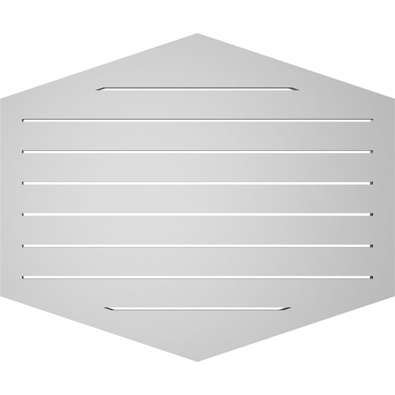 Pente verticale verticale en uréthane 4 pi, H 30 po x l 36 po x P 1,5 po